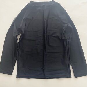 Kids Black Long Sleeve Rashguard